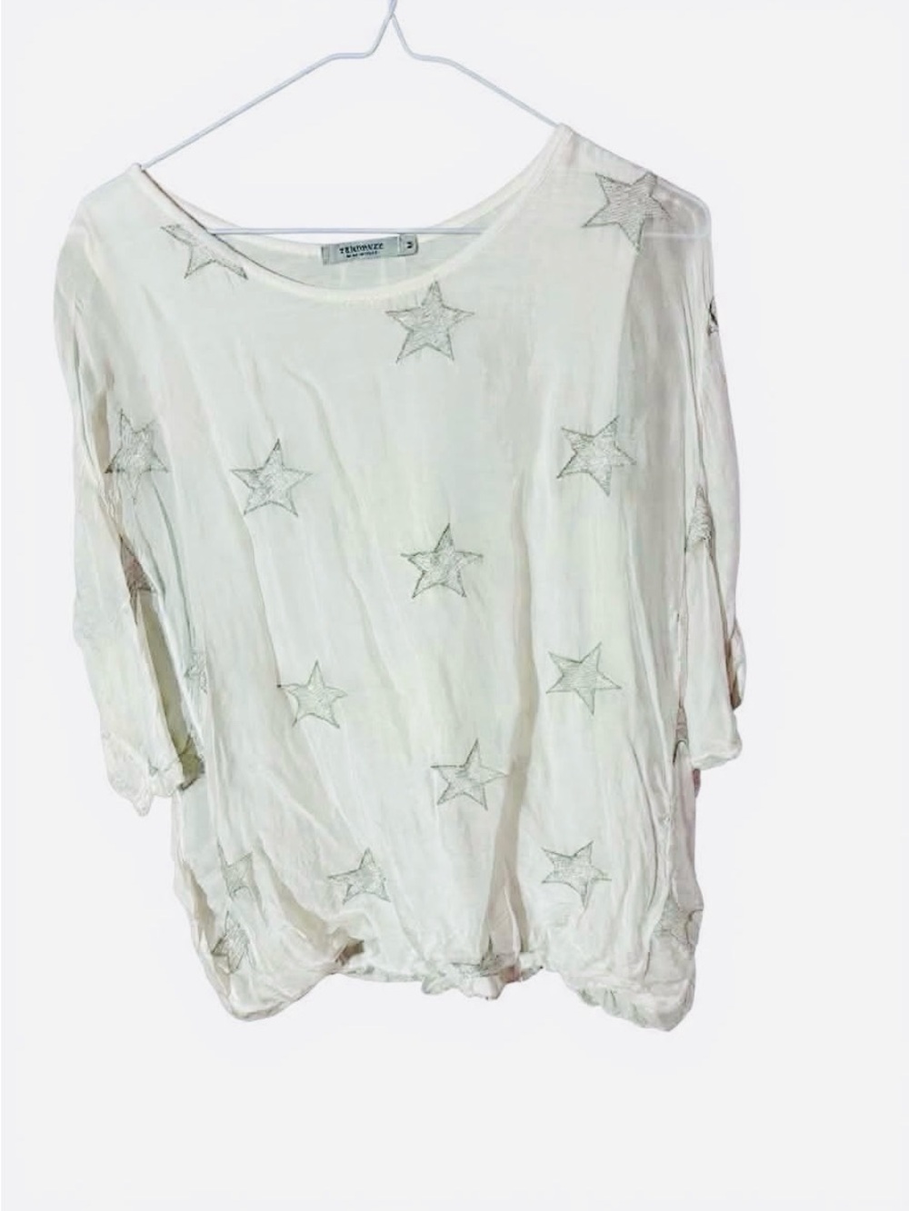 Made in Italy silk and viscose top - Picture 2 of 5